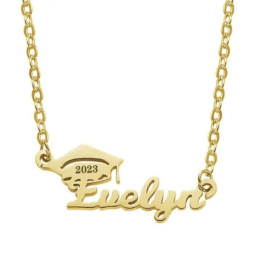 Custom Name Graduation Necklace