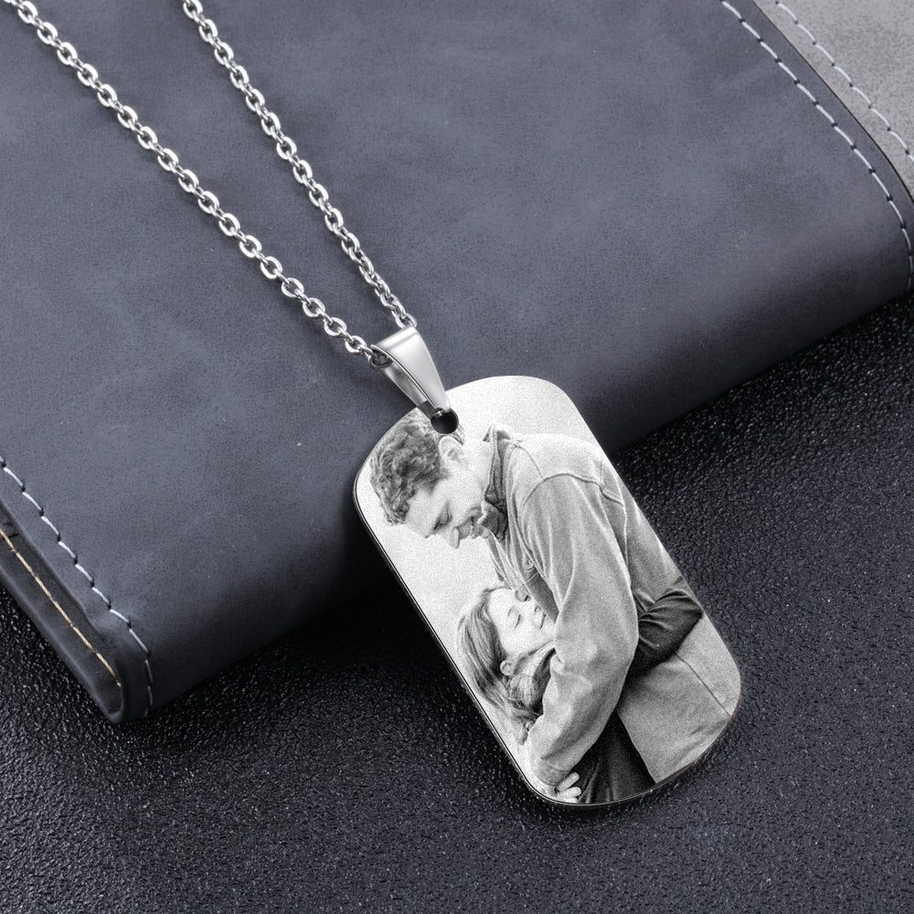 Custom Photo Stainless Steel Necklace