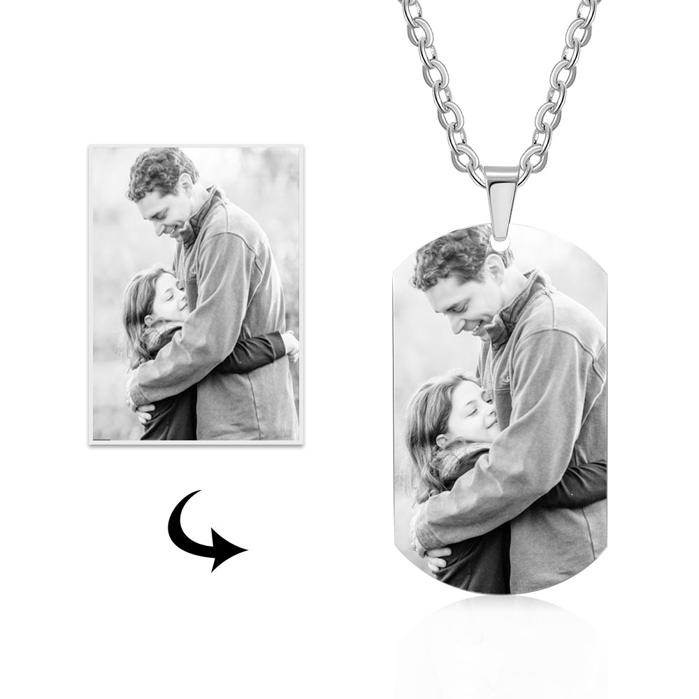 Custom Photo Stainless Steel Necklace