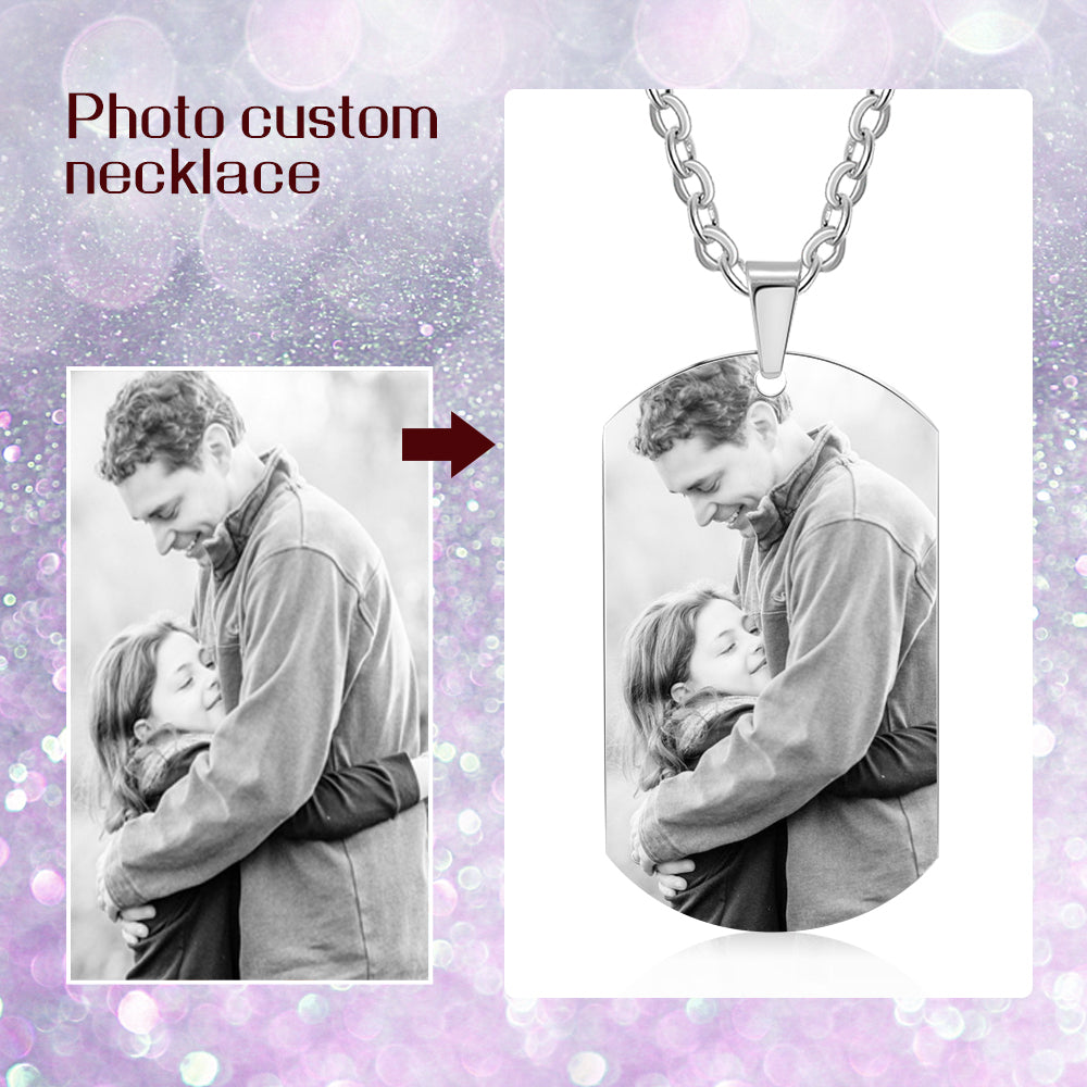 Custom Photo Stainless Steel Necklace