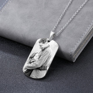 Custom Photo Stainless Steel Necklace