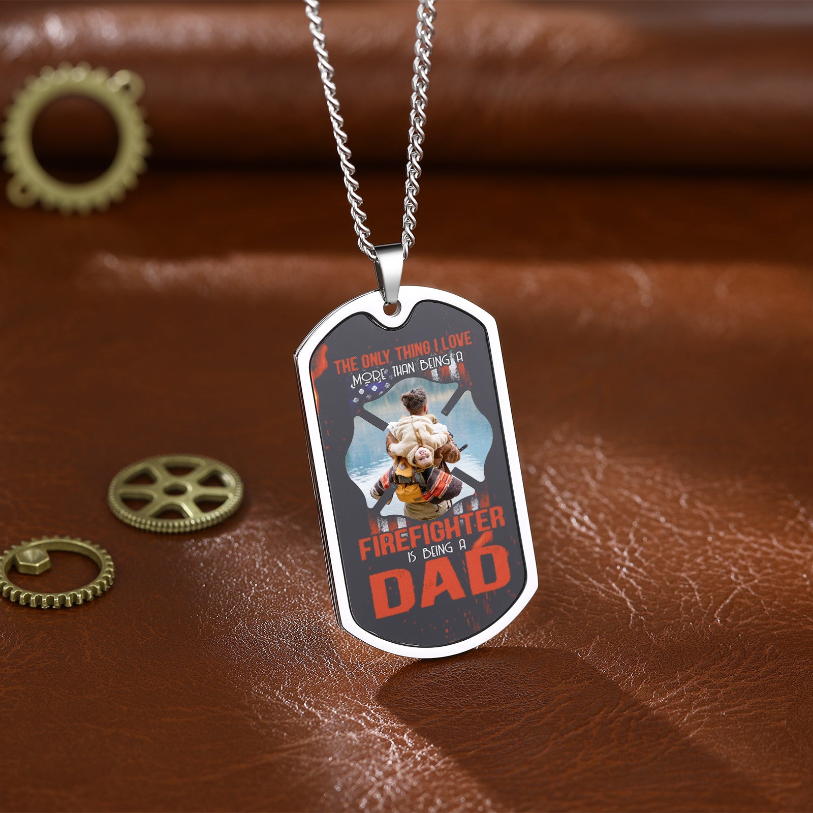 Custom Photo Stainless Steel Necklace