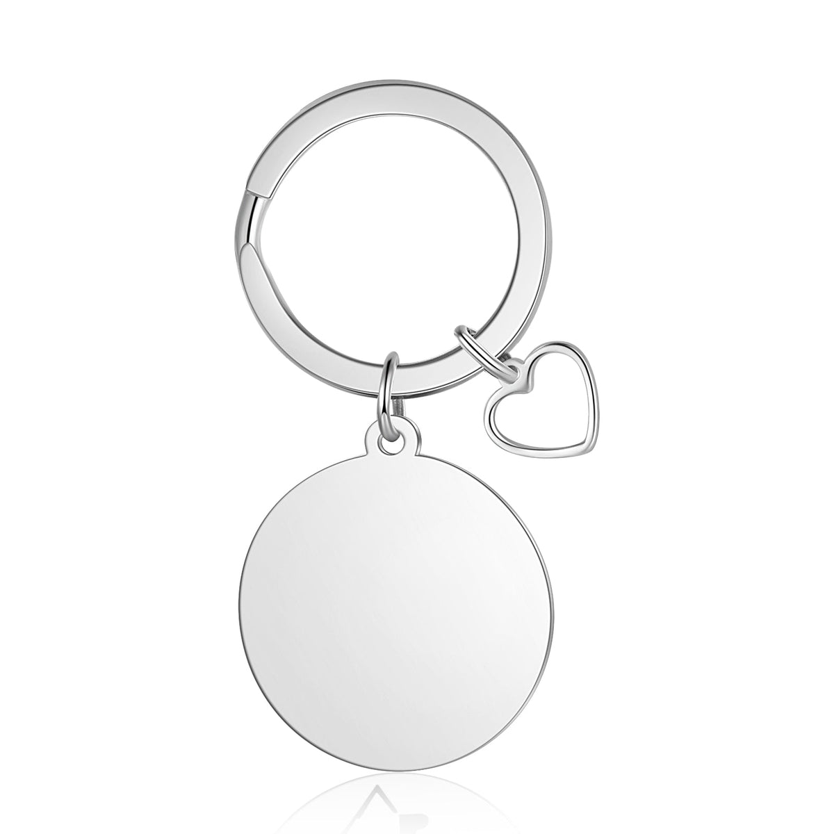 Custom Name Heart Keychain