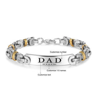 Custom Stainless Steel Men Bracelet