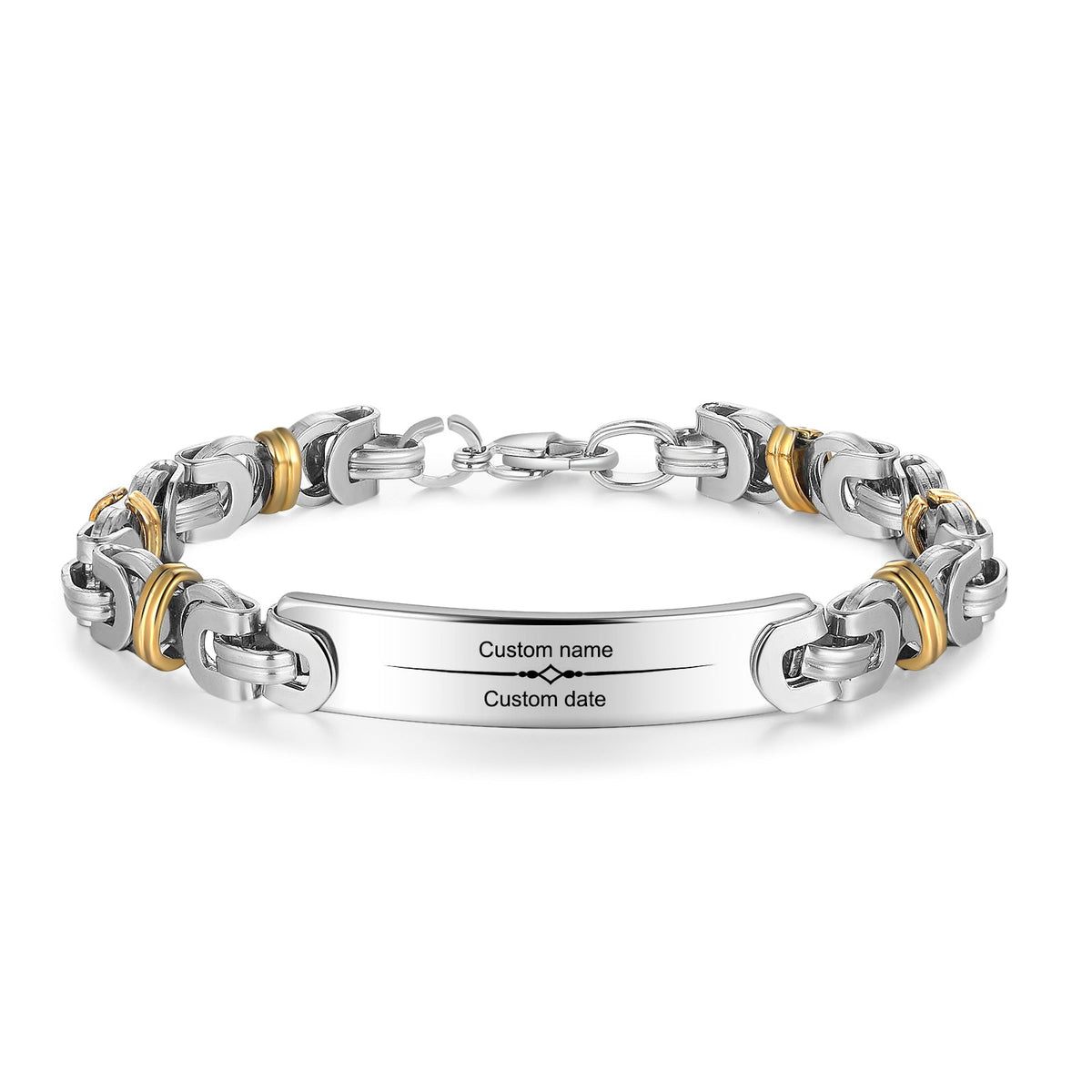 Custom Stainless Steel Men Bracelet