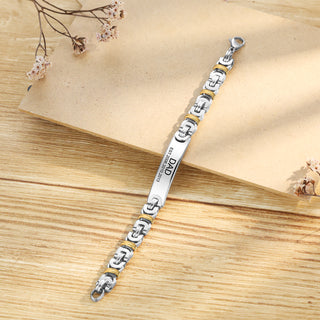 Custom Stainless Steel Men Bracelet