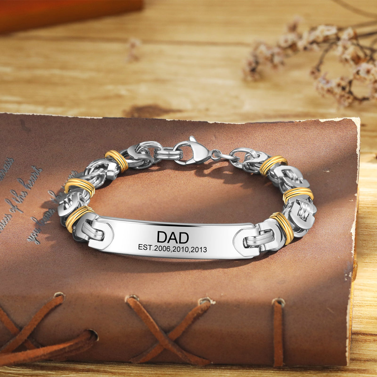 Custom Stainless Steel Men Bracelet