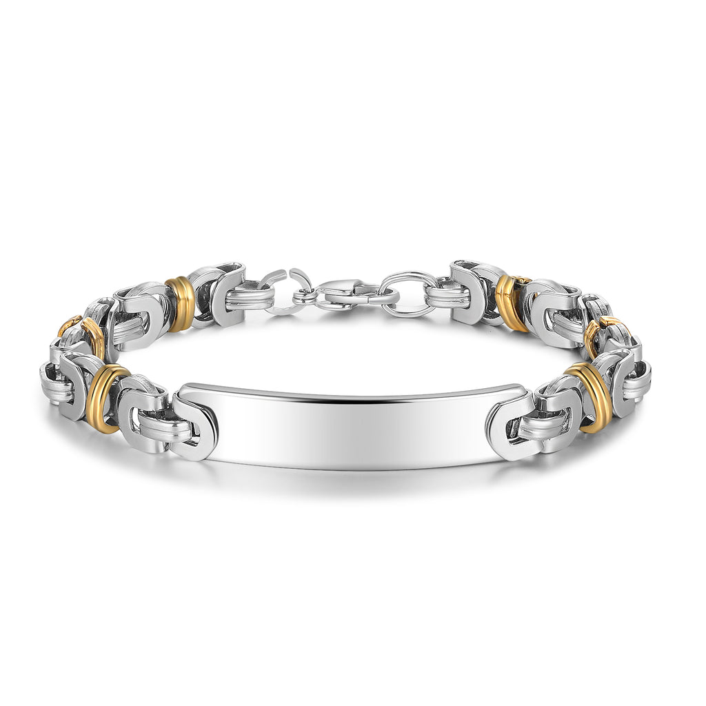 Custom Stainless Steel Men Bracelet
