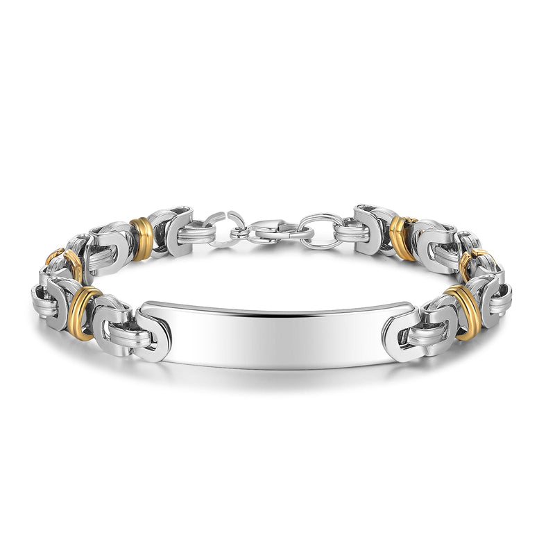 Custom Stainless Steel Men Bracelet