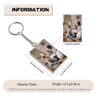 Custom Photo Puzzle Keychain