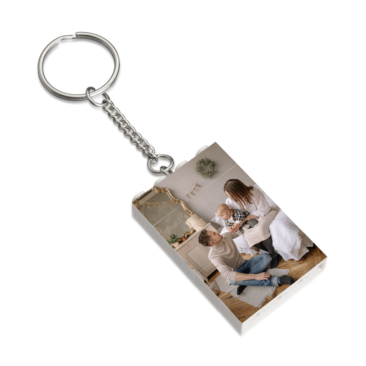 Custom Photo Puzzle Keychain