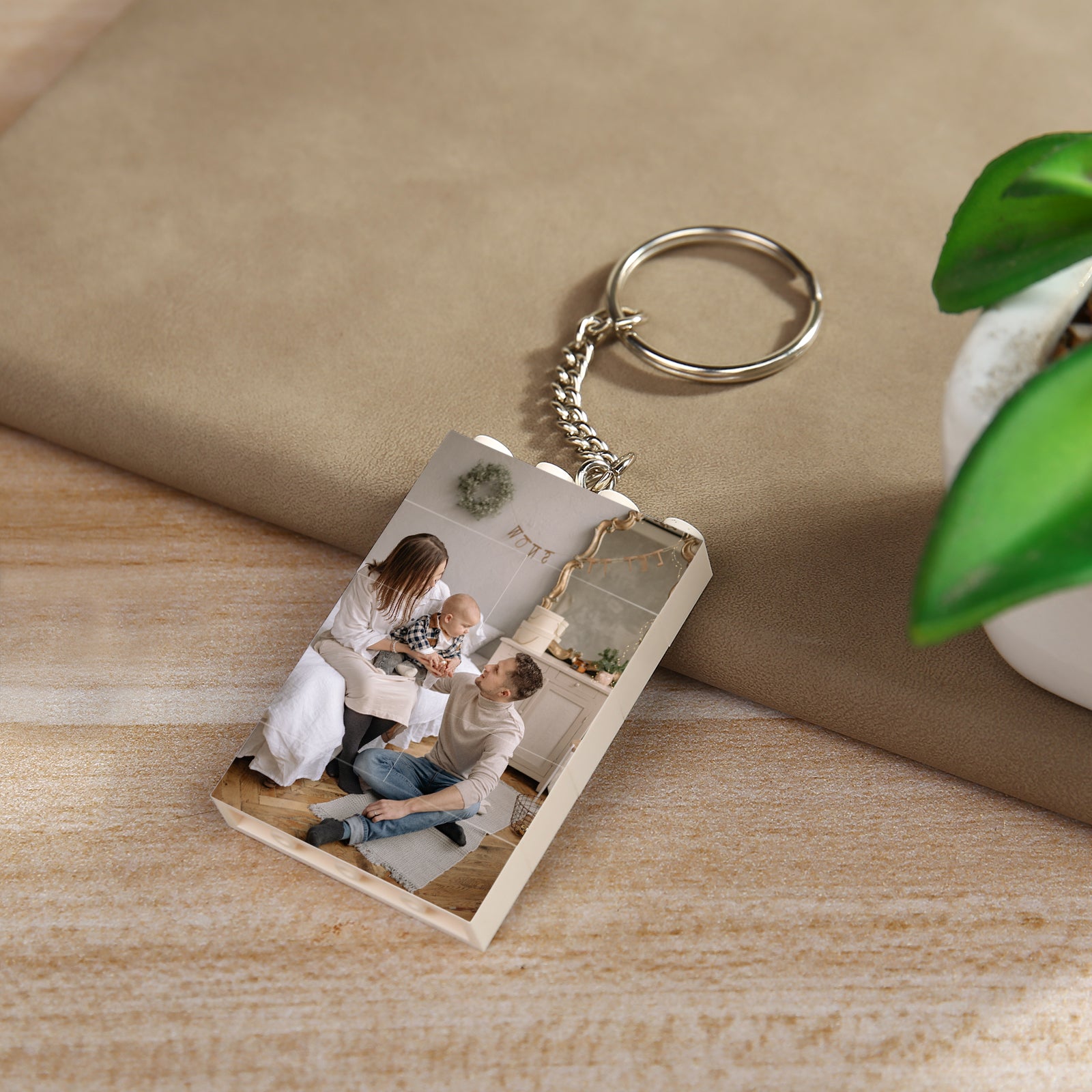 Custom Photo Puzzle Keychain