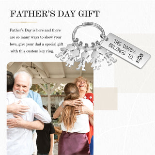 Custom Stainless Steel Baby Keychain