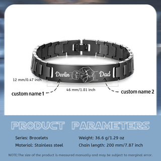 Custom Stainless Steel Men Bracelet