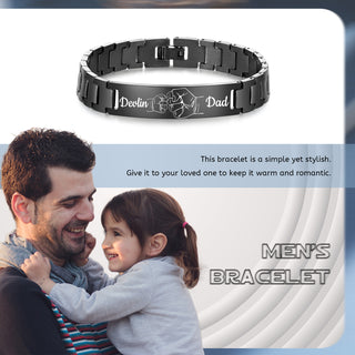Custom Stainless Steel Men Bracelet