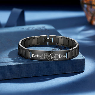 Custom Stainless Steel Men Bracelet