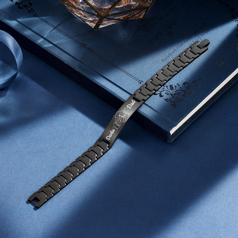 Custom Stainless Steel Men Bracelet