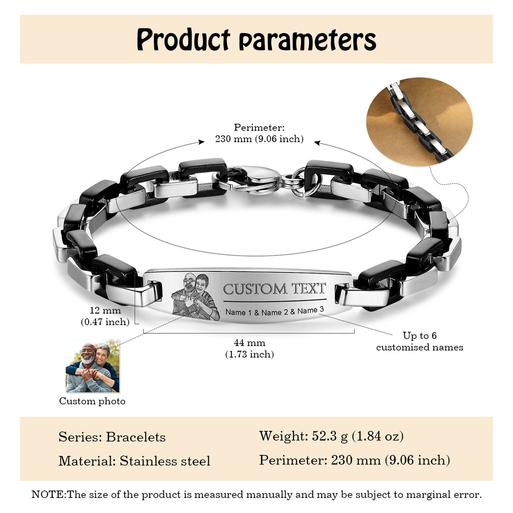 Custom Stainelss Steel Bracelet