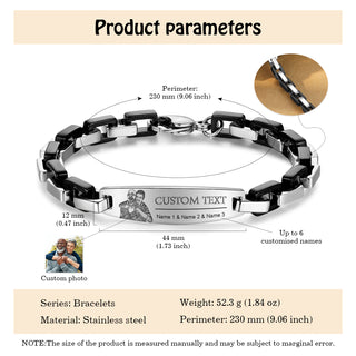 Custom Stainelss Steel Bracelet