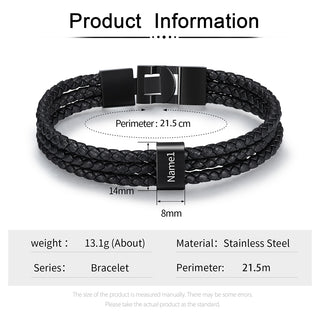 Personalized Stainless Steel Name Bracelet