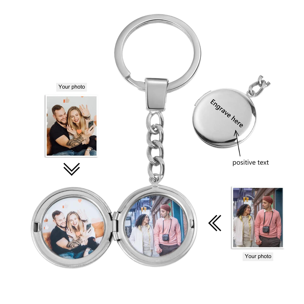 Custom Photo Keychain