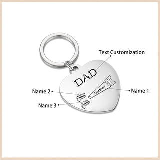 Custom Puzzle Keychain with Heart