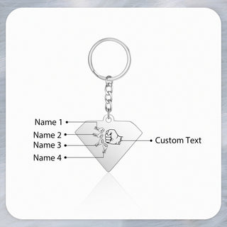 Personalized Diamond Keychain