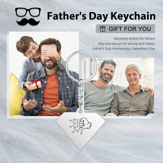 Personalized Diamond Keychain