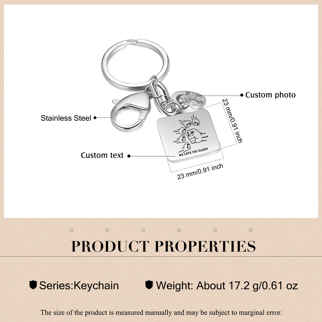 Custom Stainless Steel Keychain
