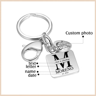 Personalized Name Stainless Steel Keychain