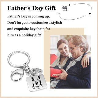 Personalized Name Stainless Steel Keychain