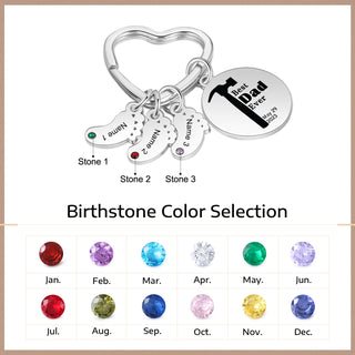 Custom Stainless Steel Keychain with Baby Feet