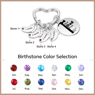 Custom Stainless Steel Keychain with Baby Feet