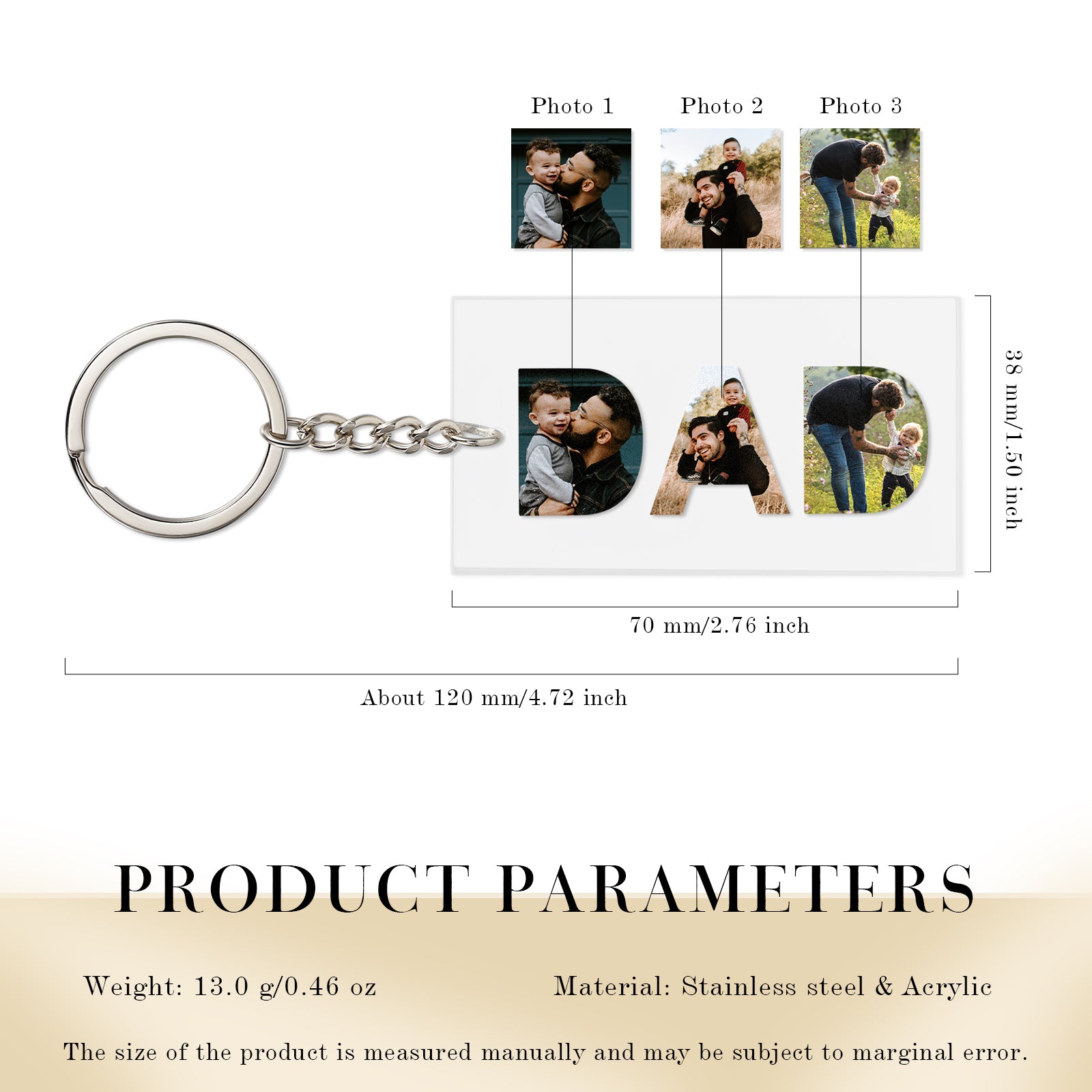 Custom Photo Keychain
