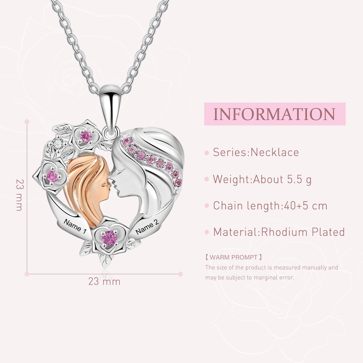 Custom Heart Necklace