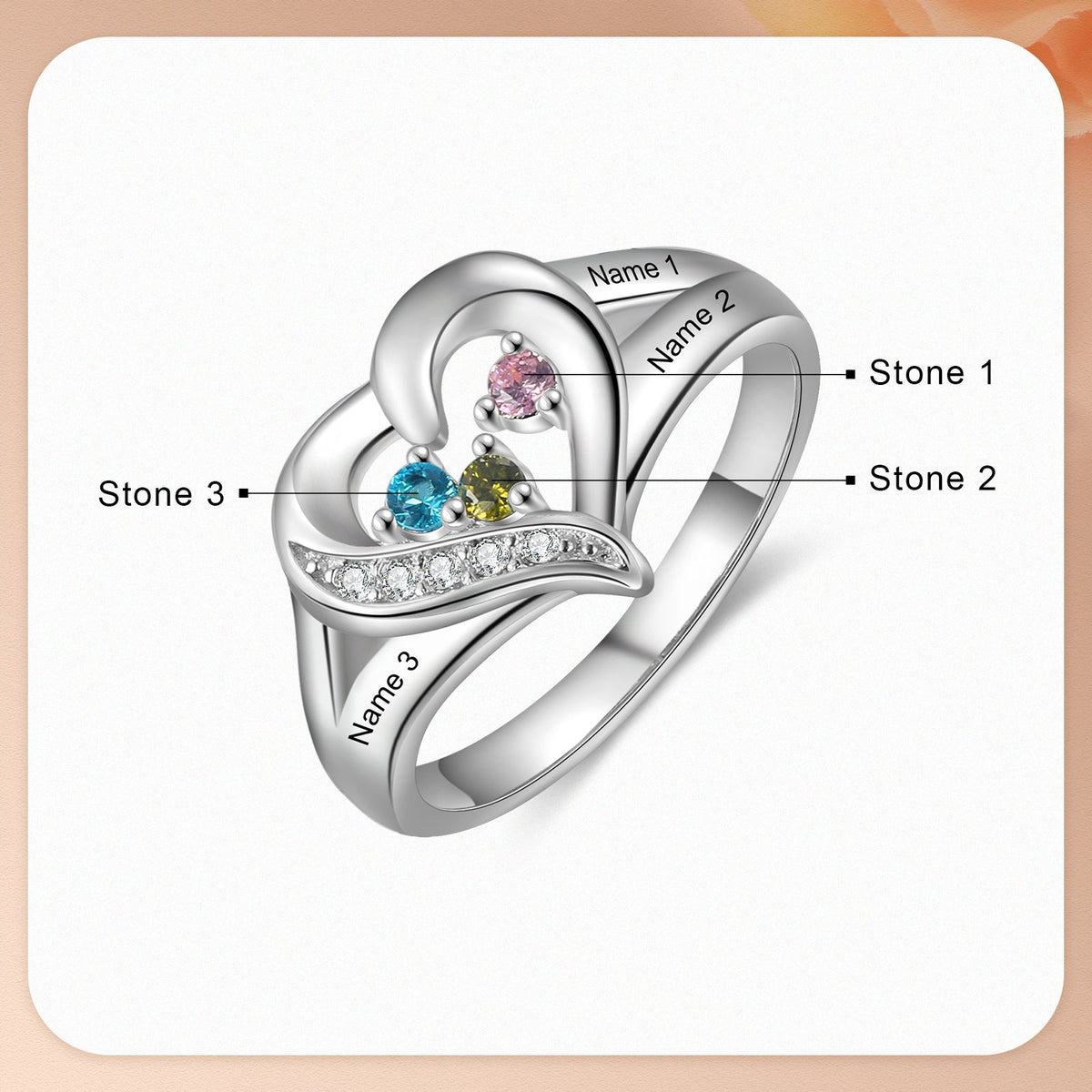 Custom Heart Ring