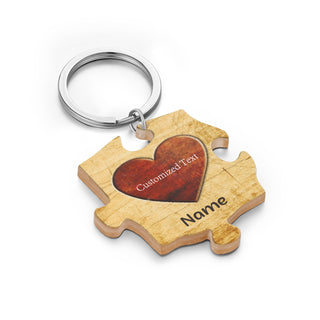 Custom Acrylic Puzzle Keychain