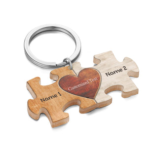Custom Acrylic Puzzle Keychain