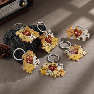 Custom Acrylic Puzzle Keychain