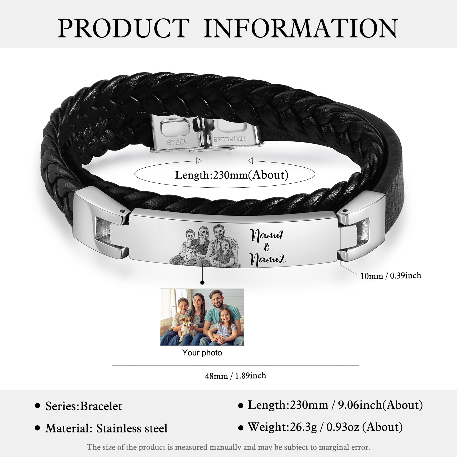 Custom Photo Bracelet