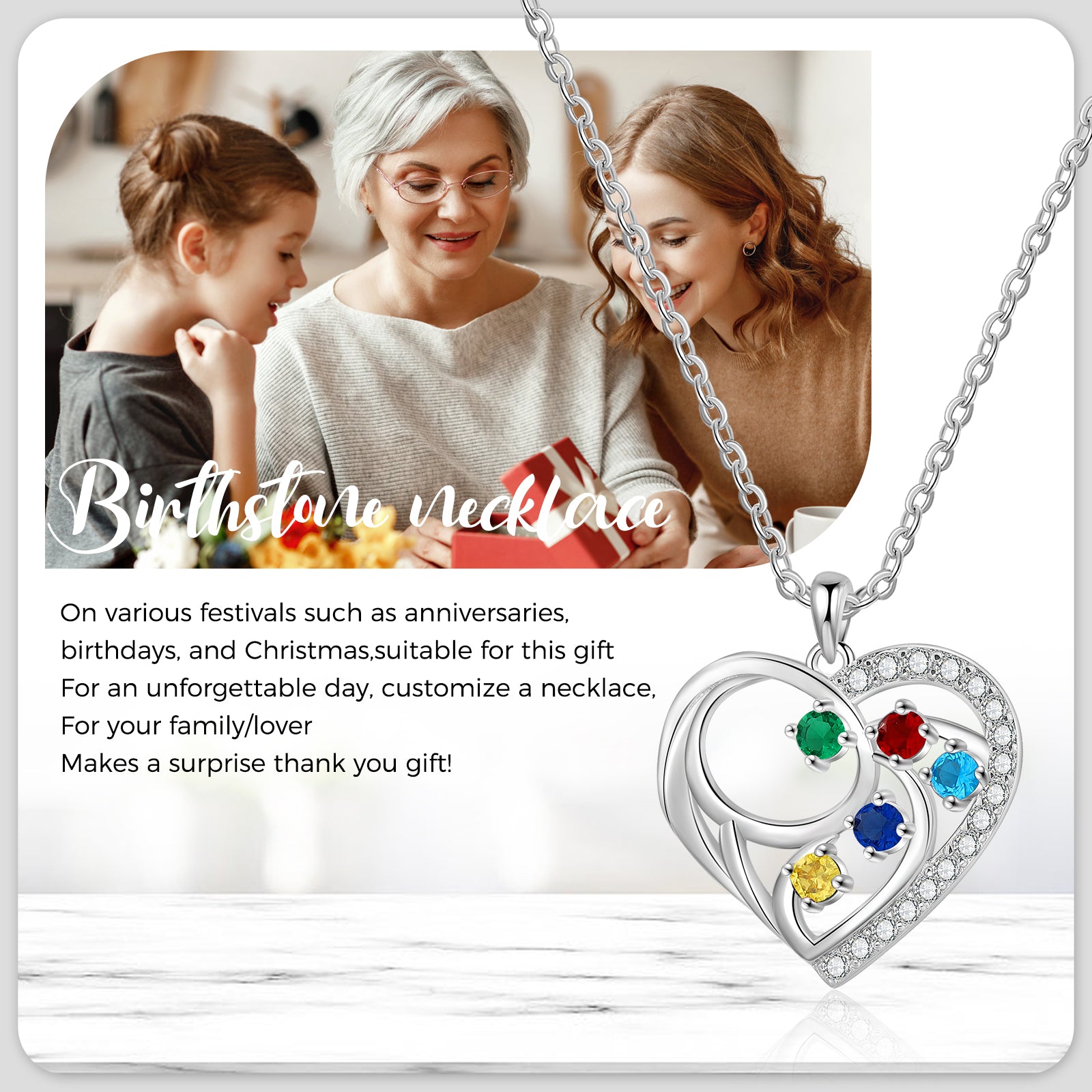 Custom Heart Necklace