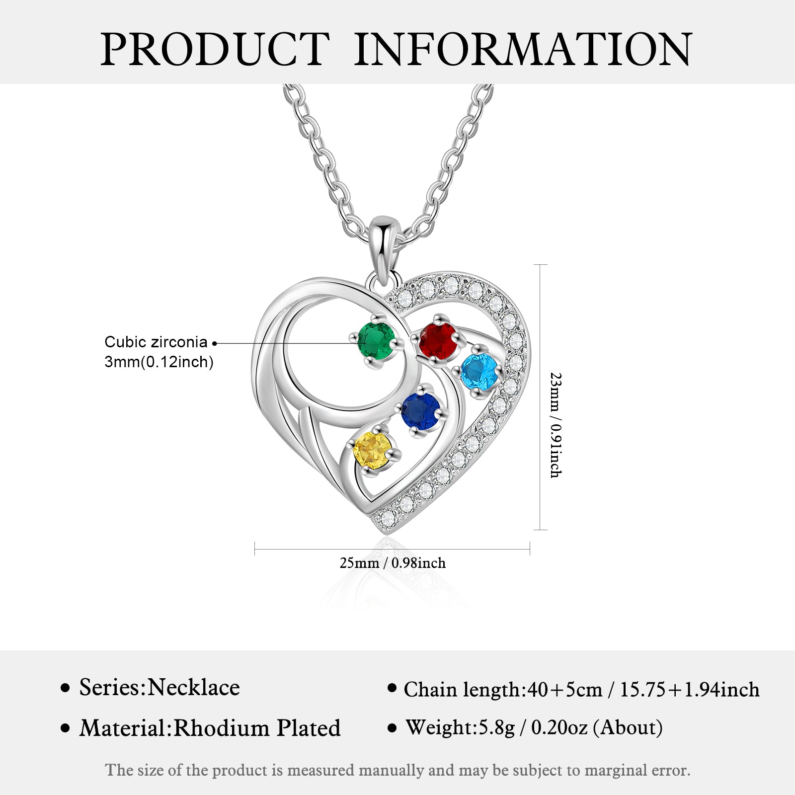 Custom Heart Necklace