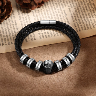 Custom Photo Leather Bracelet