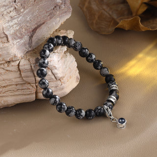Custom Photo Projection Malachite Bracelet
