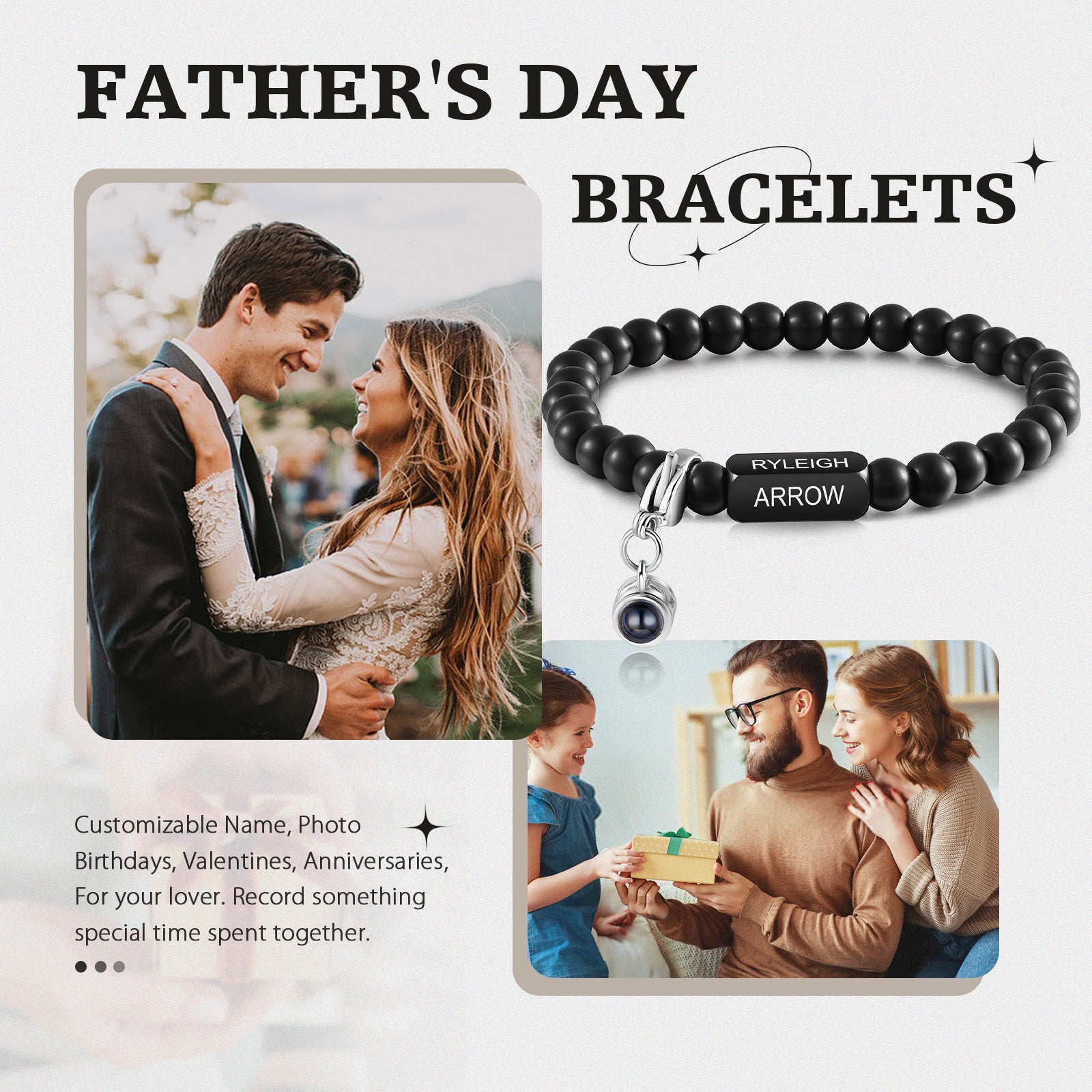 Custom Photo Projection Bracelet