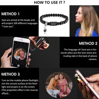 Custom Photo Projection Bracelet
