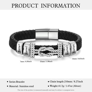Custom Stainless Steel Men Bracelet
