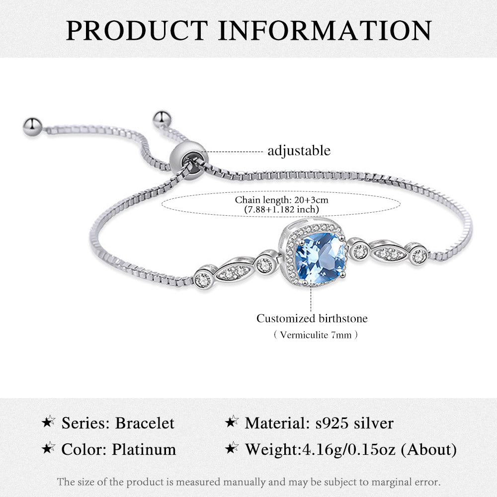 Custom Birthstone Bracelet