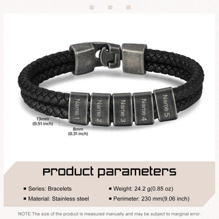 Custom Leather Bracelet