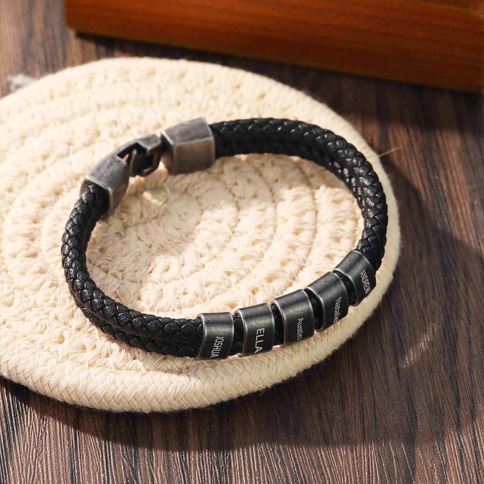 Custom Leather Bracelet